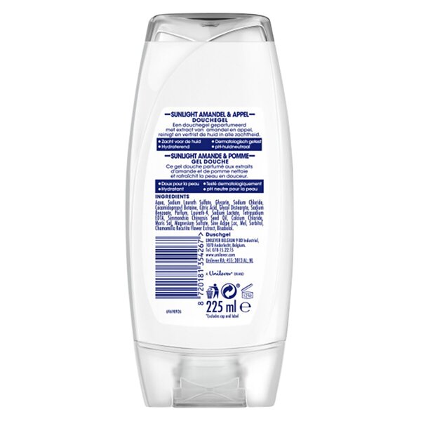 Gel de Banho Sunlight Amêndoa e Maçã<br>250ml