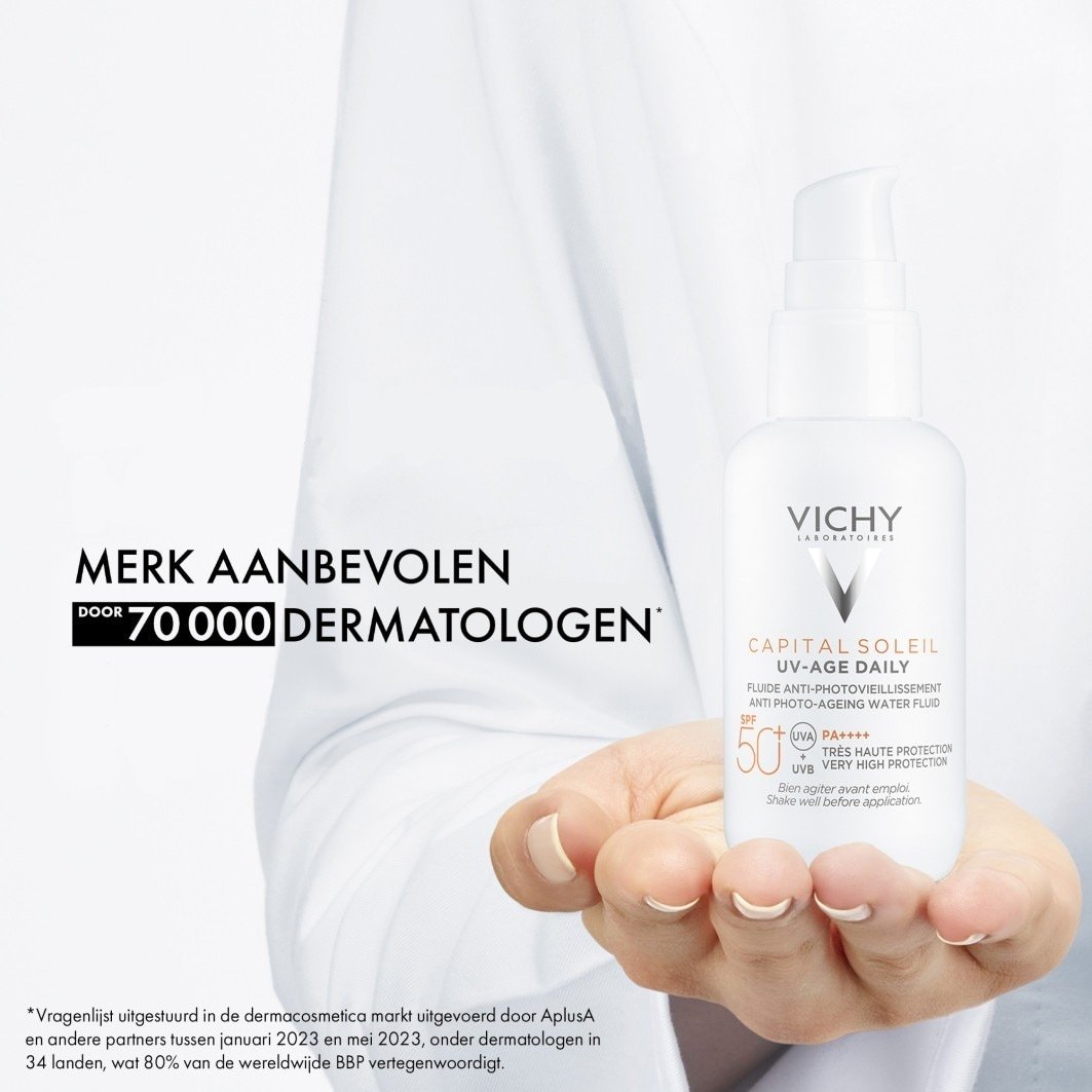 Vichyjeva krema za sončenje Capital Soleil UV-Age dnevna zaščita SPF 50+ - 40 ml