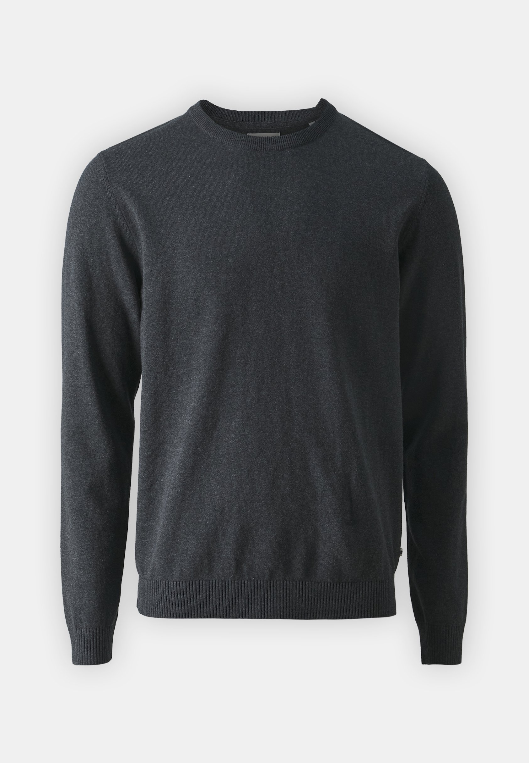 Pull Jack & Jones JJEBASIC à col rond NOOS - Gris foncé chiné