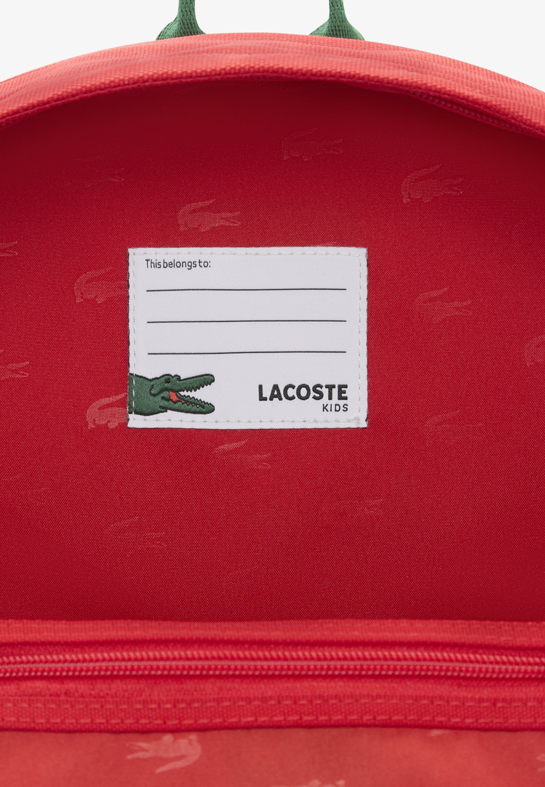 Lacoste CORE SOLID - Schultasche - rot