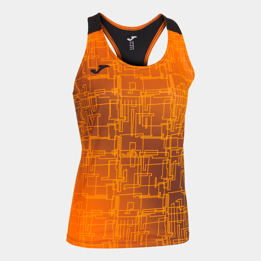 Camiseta Tirantes Joma Elite Viii Naranja Negro