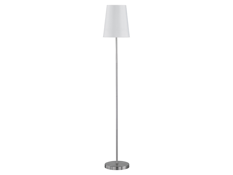 Lampa podłogowa Fyn stalowa biała