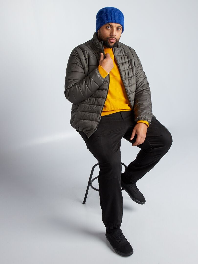 Ottomaanse gebreide sweater - GEEL