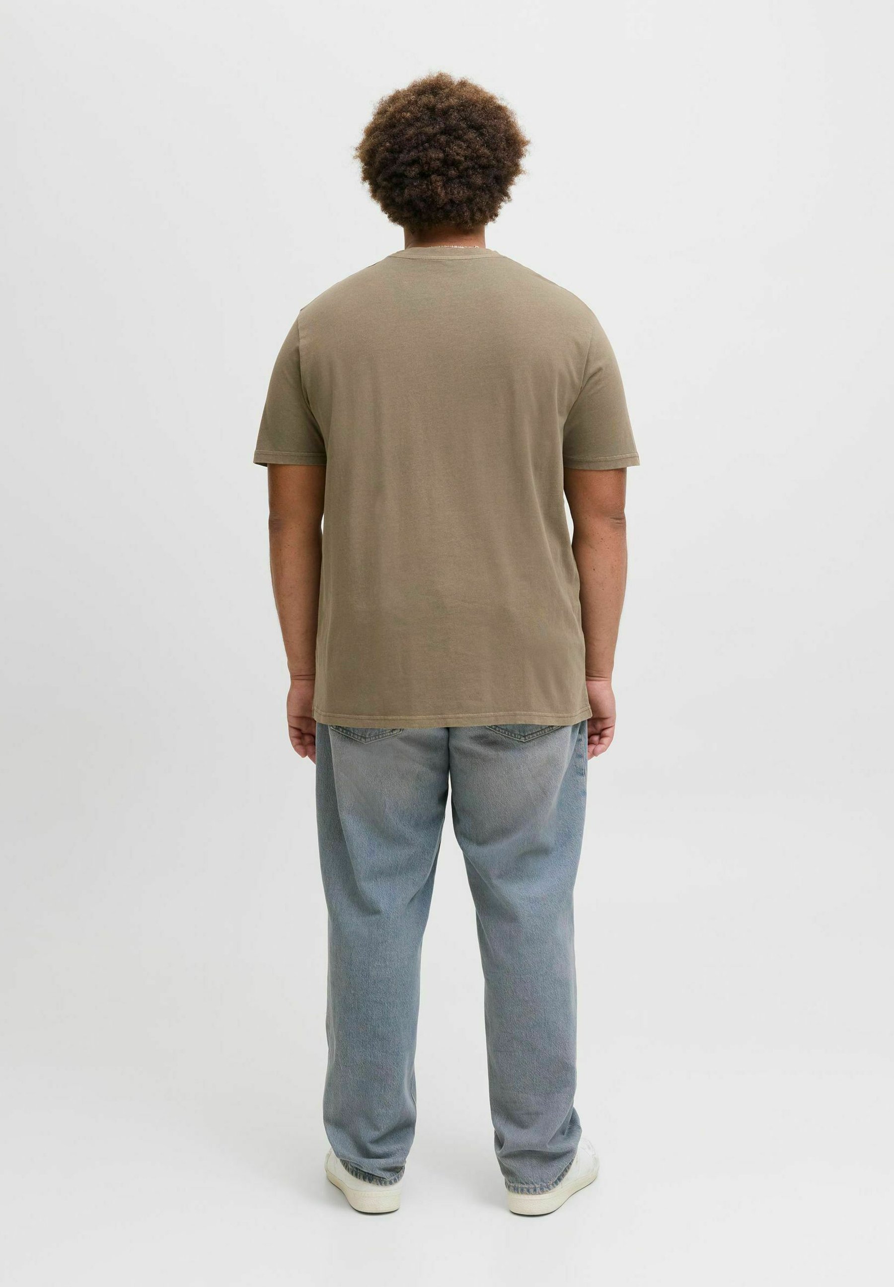 T-shirt stampata Jack & Jones - grigio pietra