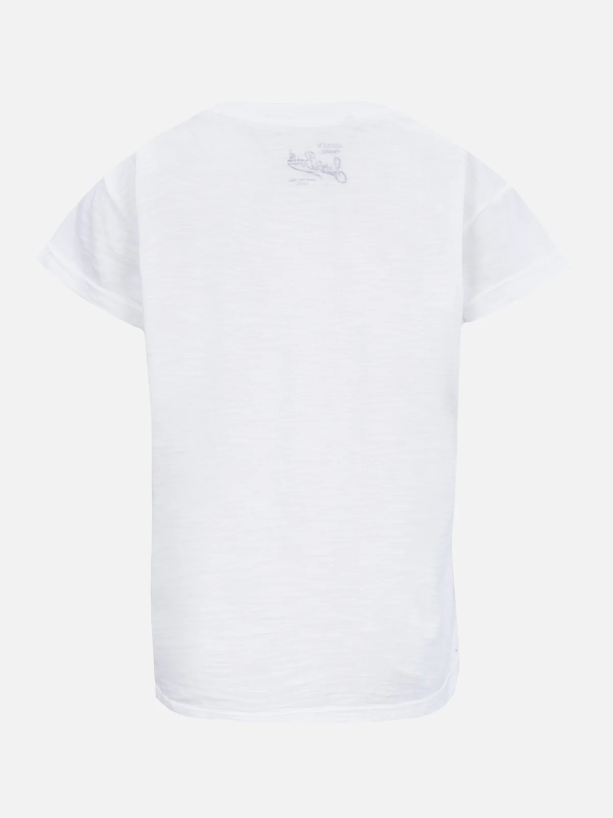 T-shirt voor meisjes met een veelkleurige St. Barth-print.