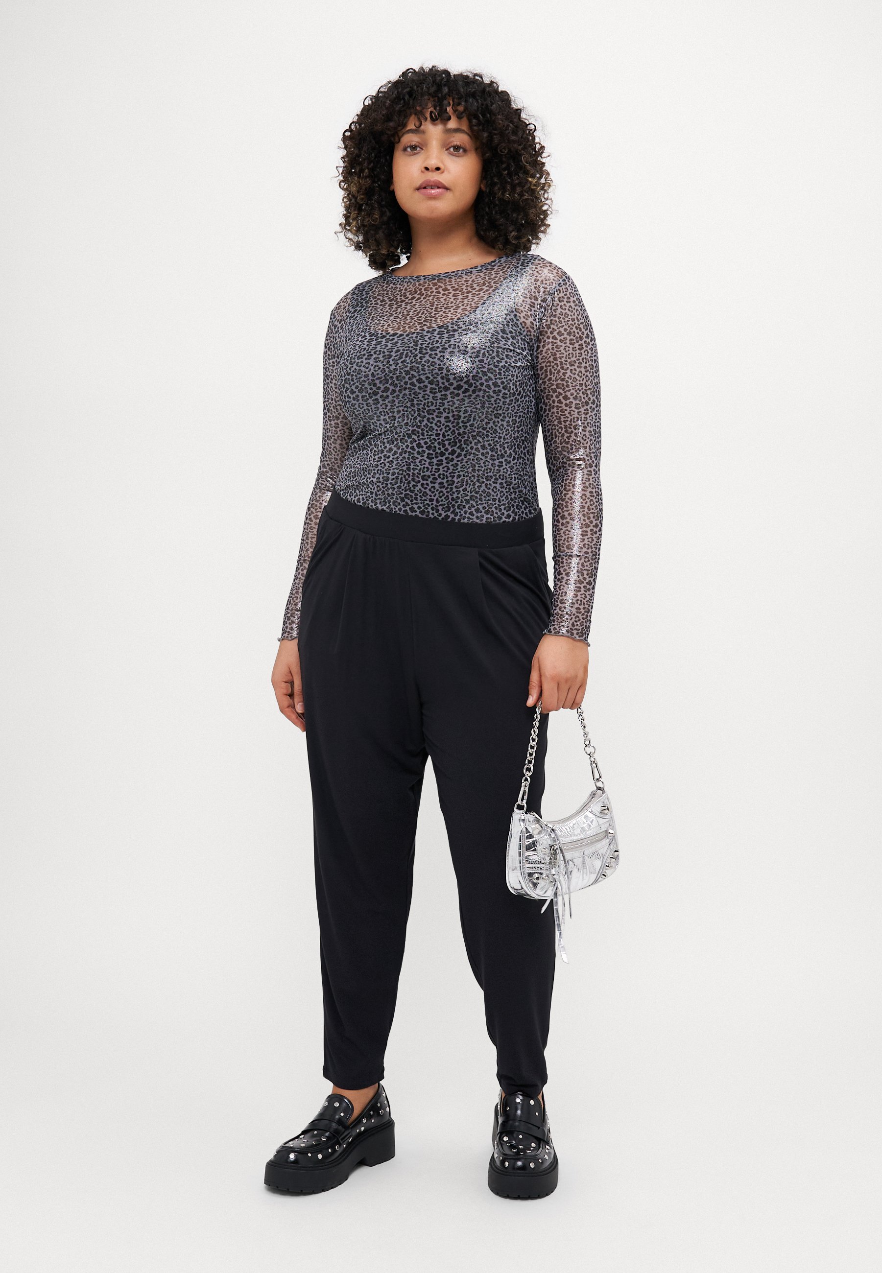 Anna Field Curvy Broek - zwart