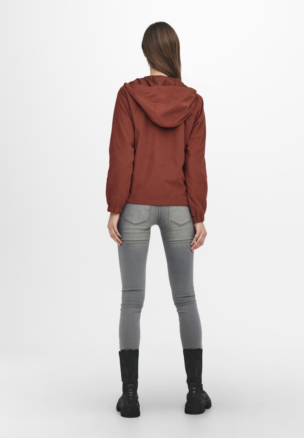 JDY JDYNEWHAZEL SHINE JACKET - Letní bunda - metallic red