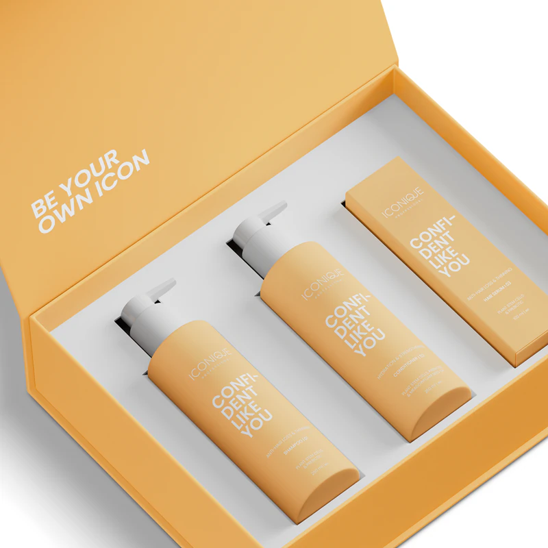Kit ICONIQUE Professional CONFIDENT LIKE YOU para Antiqueda e Redução Capilar