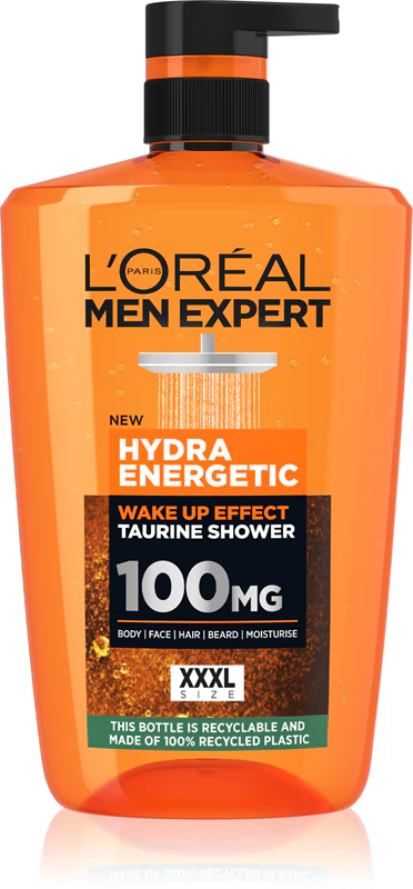 L'Oréal Paris Men Expert Hydra Gel de Banho Energético Estimulante