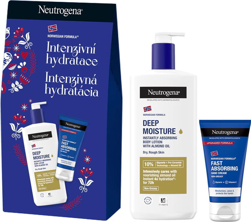 Neutrogena Norwegian Formula® Deep Moisture Intenzivní hydratační dárková sada