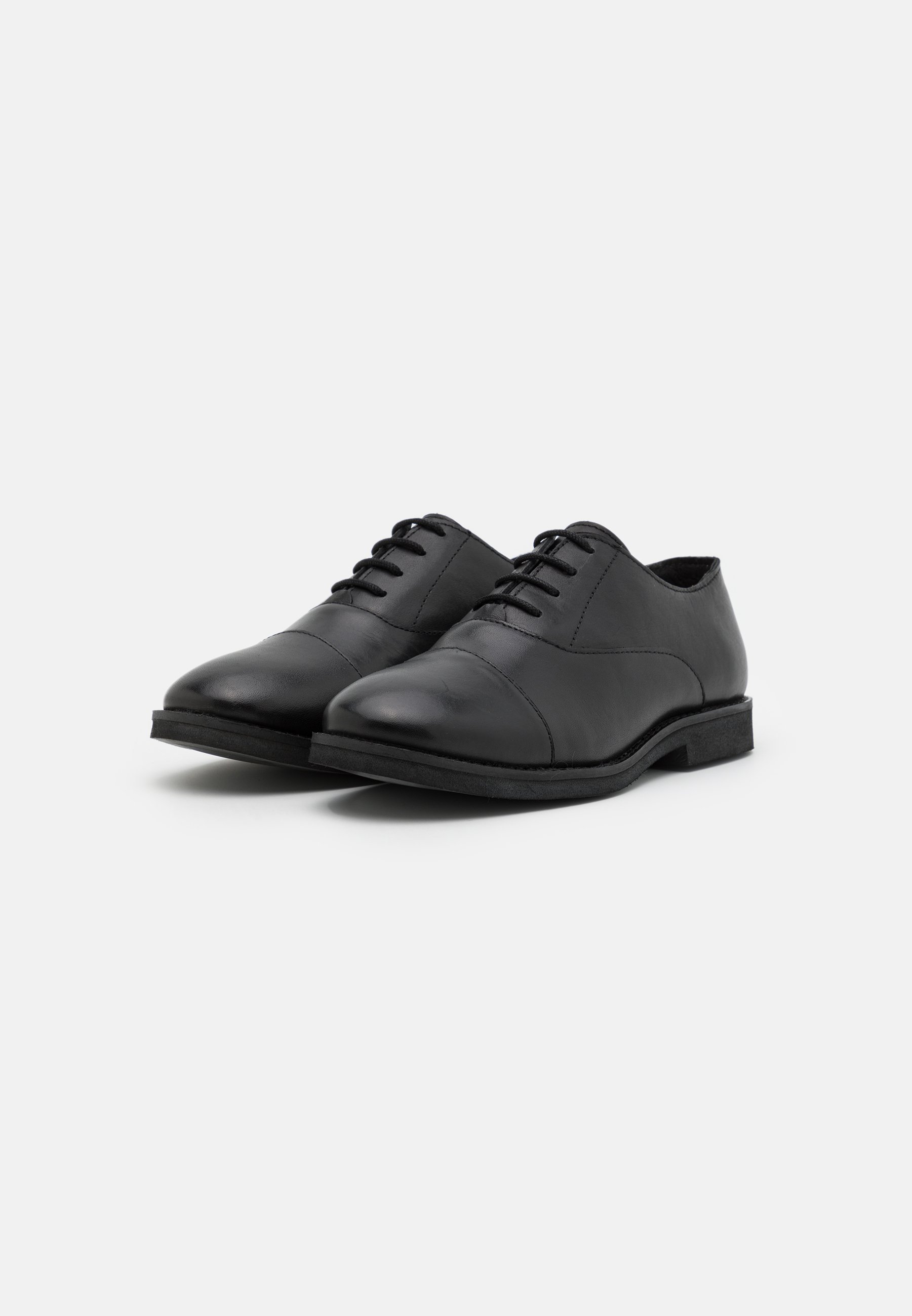 Friboo LEATHER - Veterschoenen - zwart