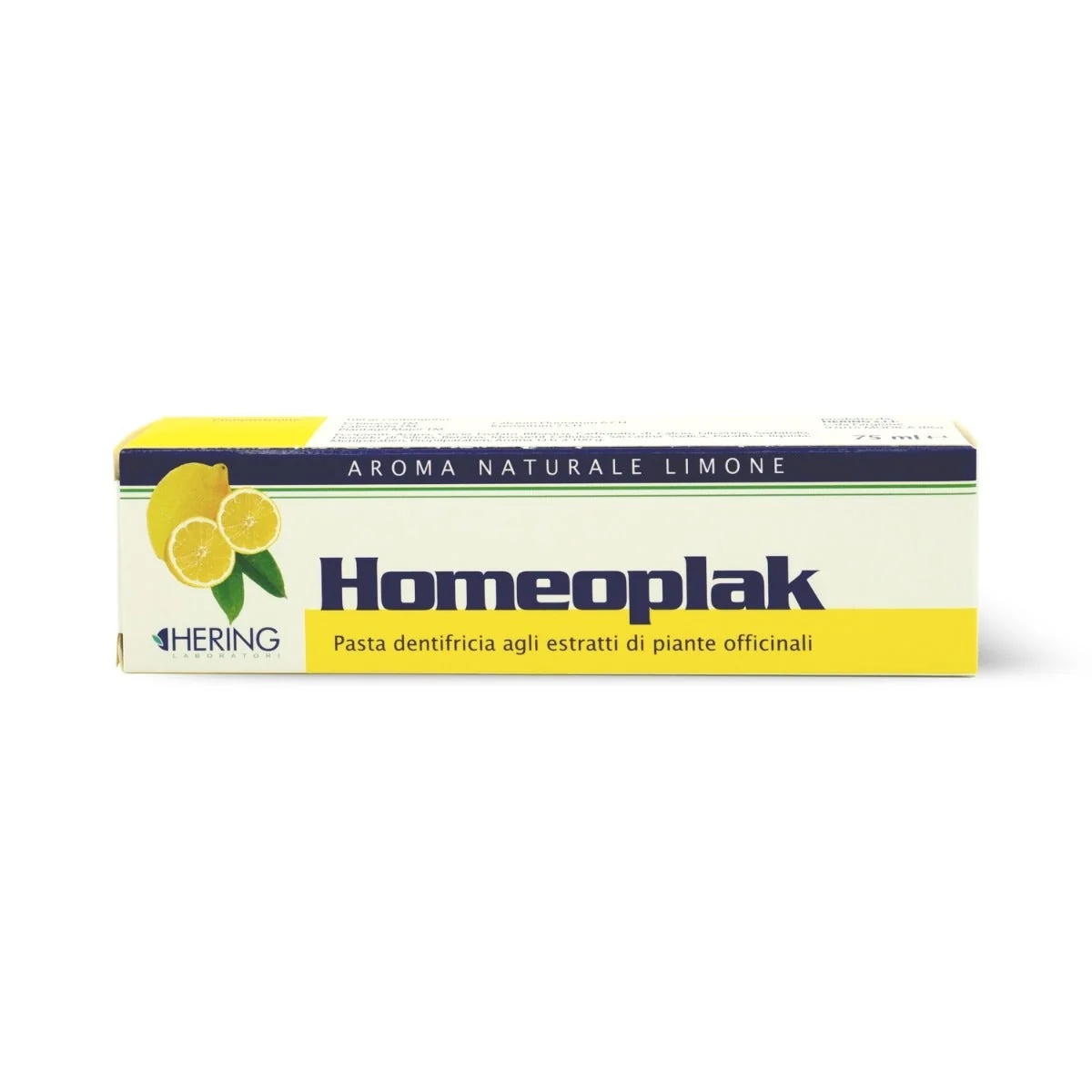 HERING Homeoplak Dentif Zitrone 75 ml