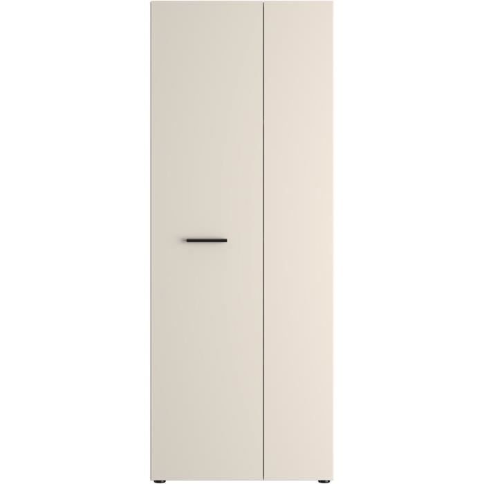 Mobile contenitore - 2 ante - Beige sabbia - L68,7 x P36,5 x H181,1 cm