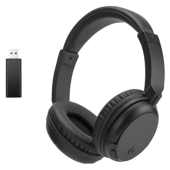 Wireless TV headphones, wireless Bluetooth headphones with deep bass, over-ear headphones for adults and seniors