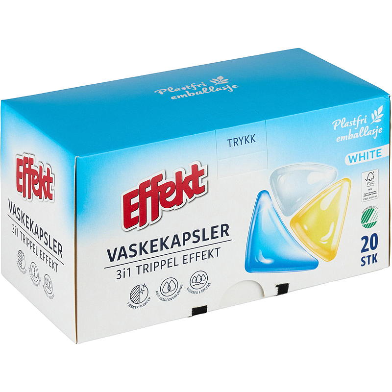 Effect Wascapsules 20 stuks wit Effect