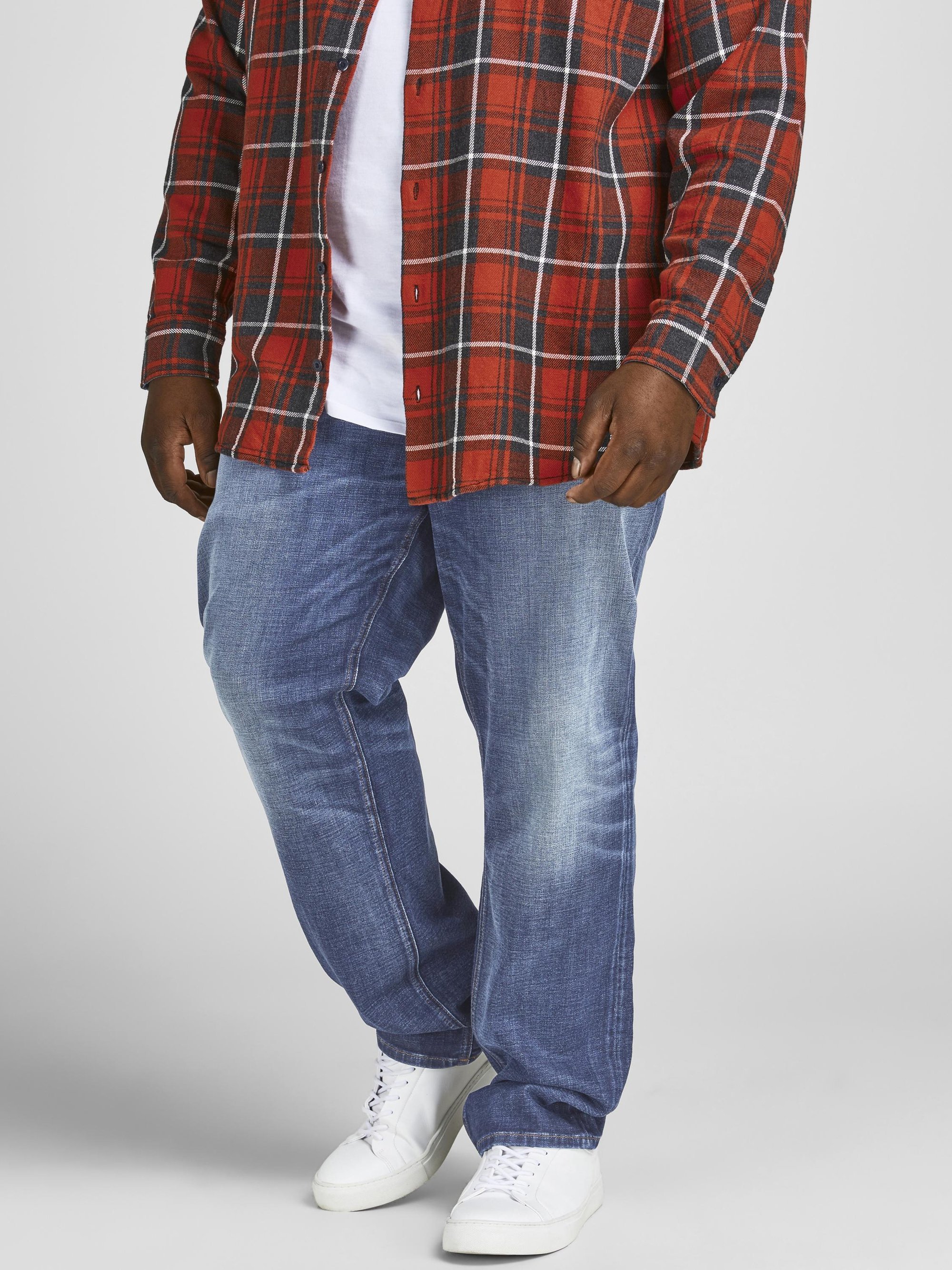 Jeans Jack & Jones Glenn - modello a vestibilità comoda - denim blu