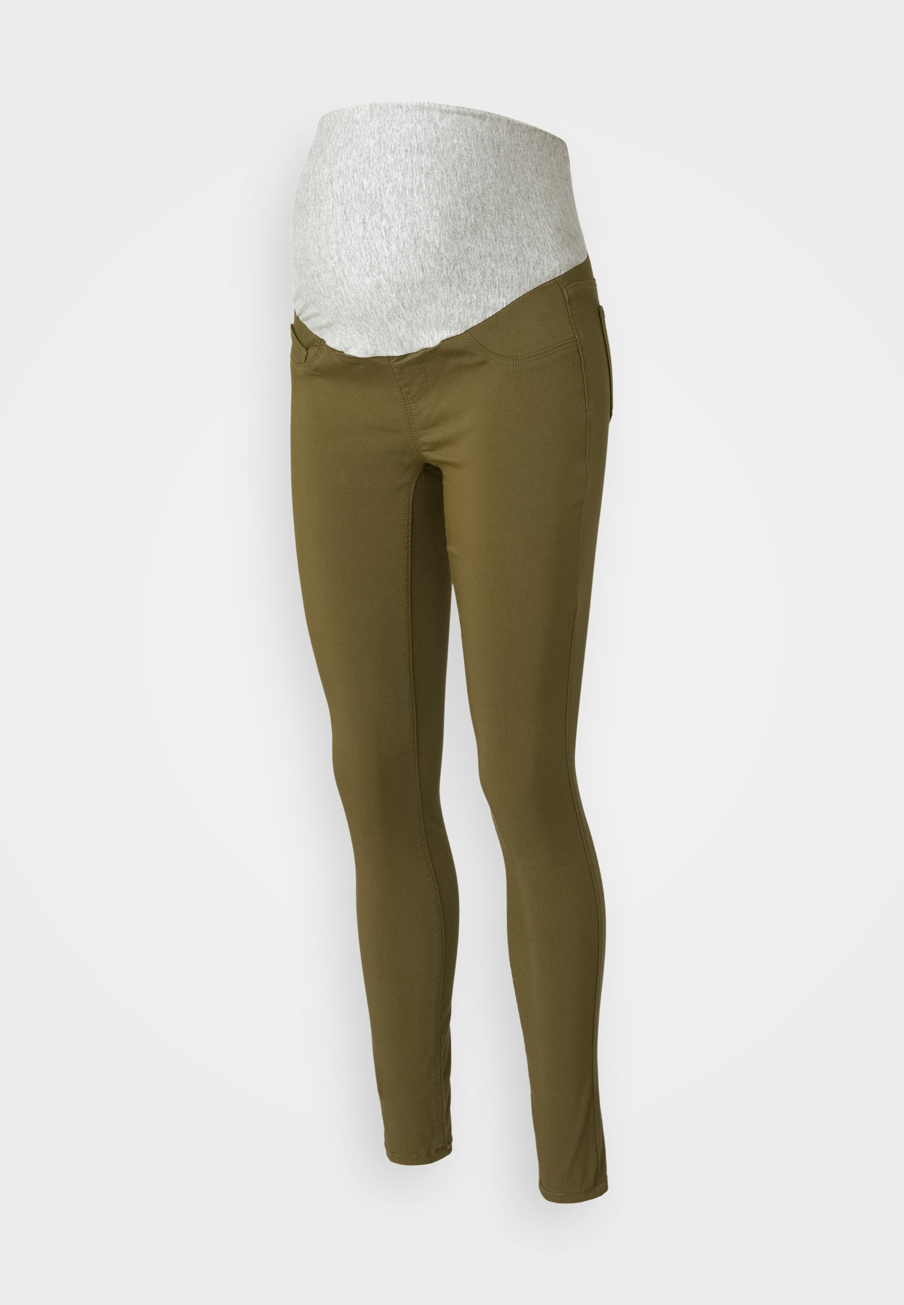 Vero Moda Maternity VMMELVA - Skinny Fit jeans - klimopgroen
