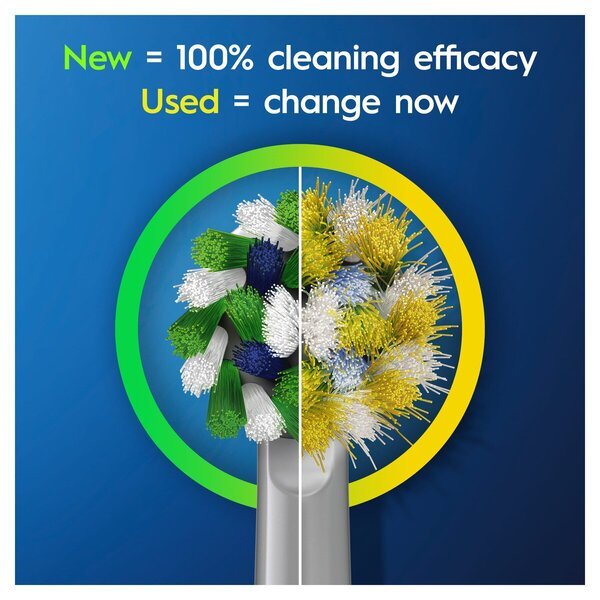 Oral-B Pro Cross Action Opzetborstels<br>wit, 10 stuks