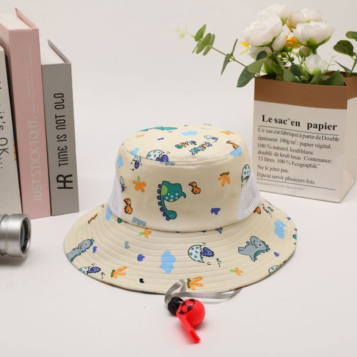 Gorro FUNMOON para niño, gorro de verano para el sol, gorro de playa para bebé, gorro de pescador para exteriores, ajustable - 686192