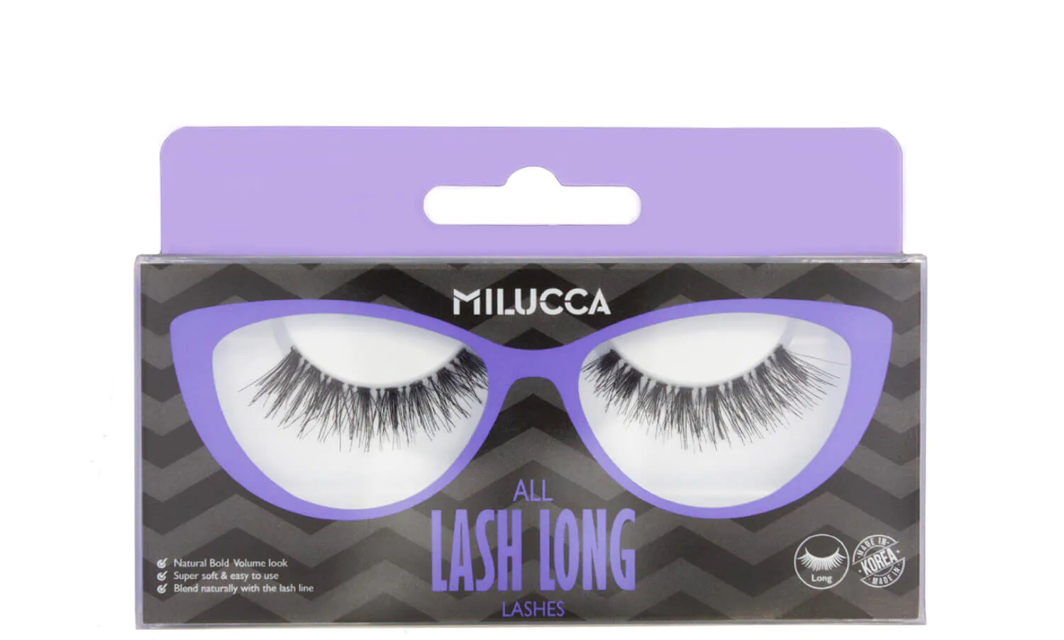 Milucca Sztuczne rzęsy All Lash Long