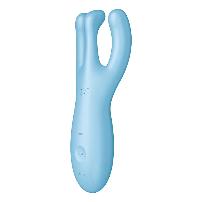 Satisfyer Masażer Threesome 4 Connect App Blue uka