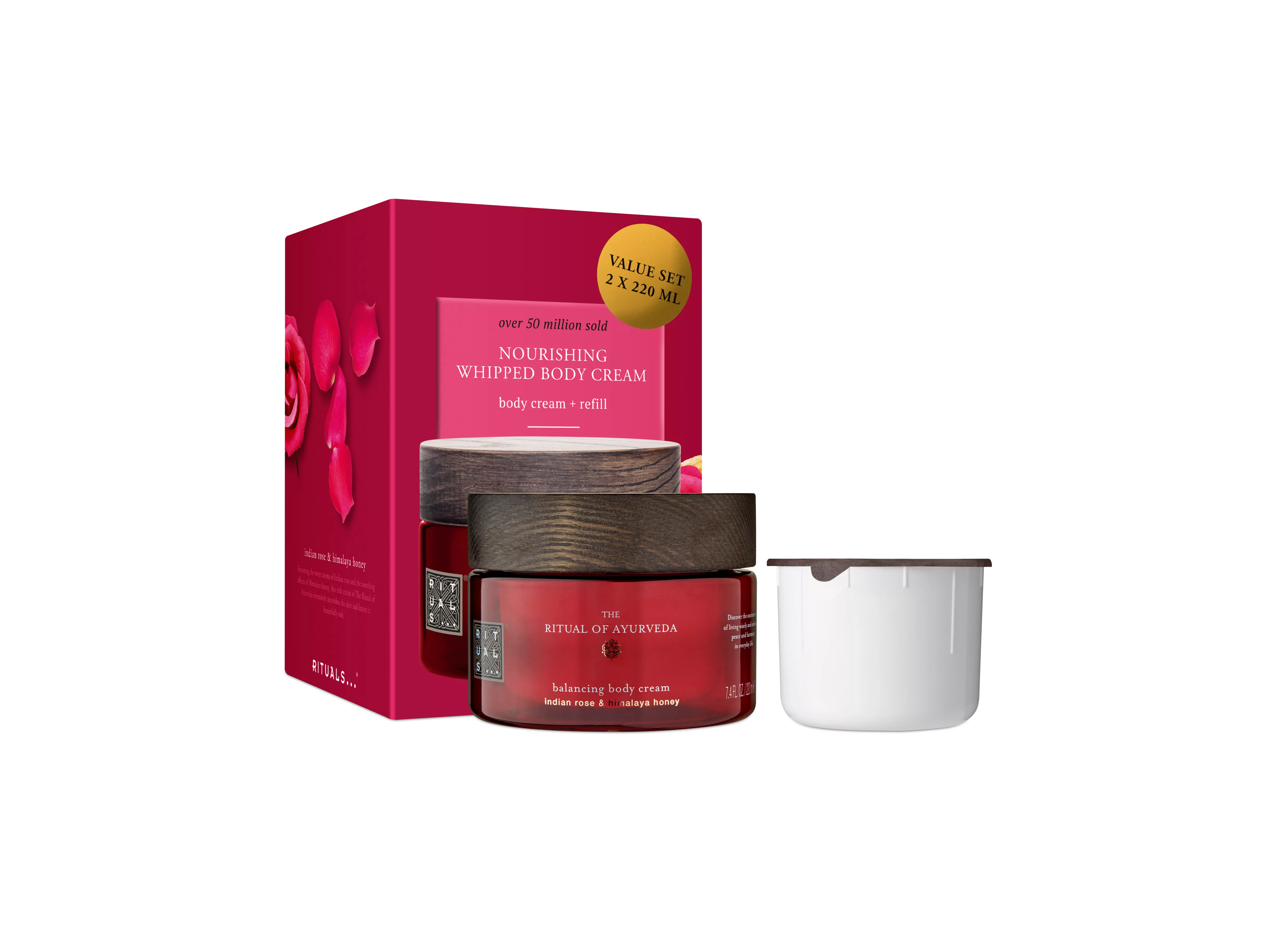Crema corporal y paquete de recarga