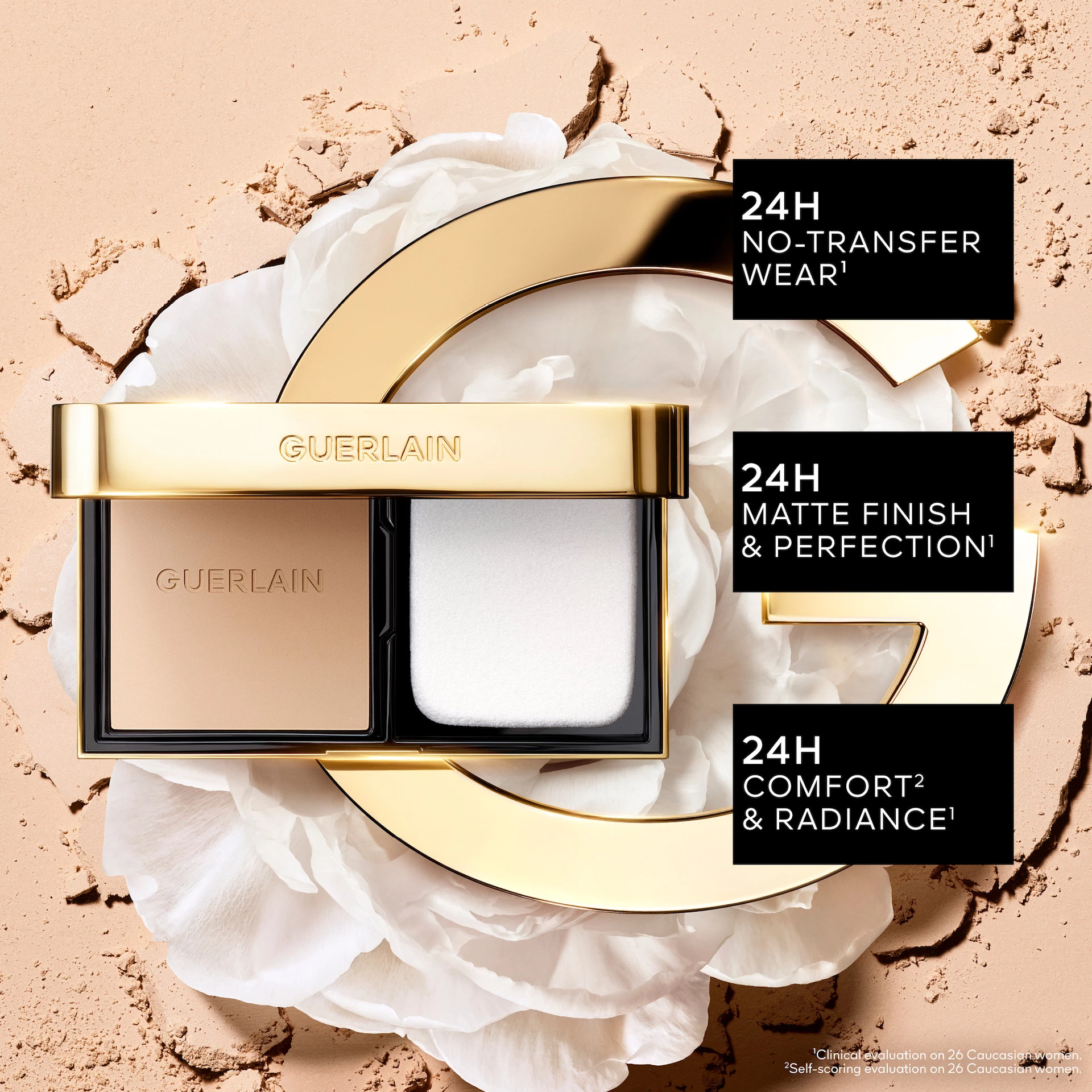 Parure Gold kompaktni puder, zamjena za kožu 0N - GUERLAIN