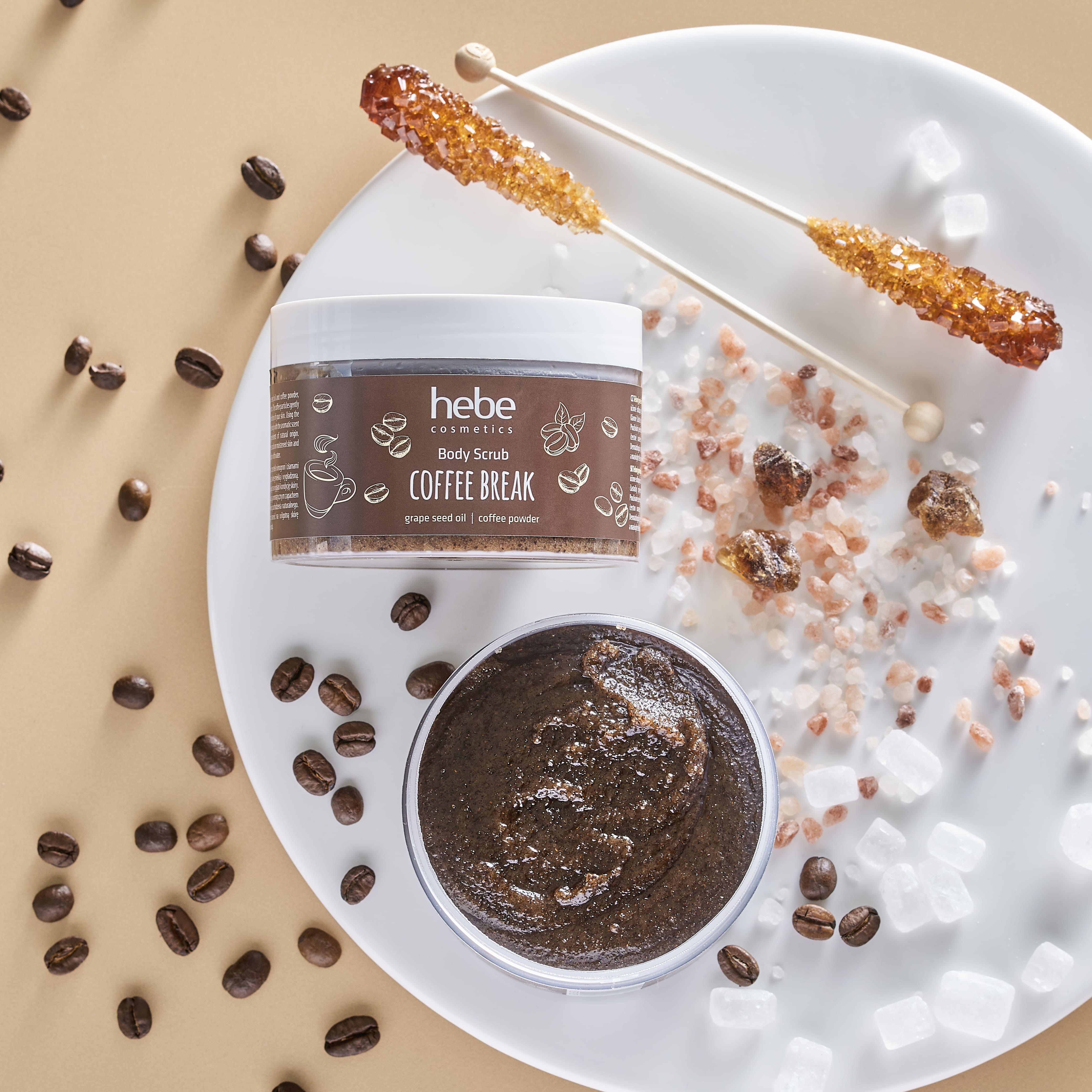 Piling za telo Hebe Cosmetics Coffee Break