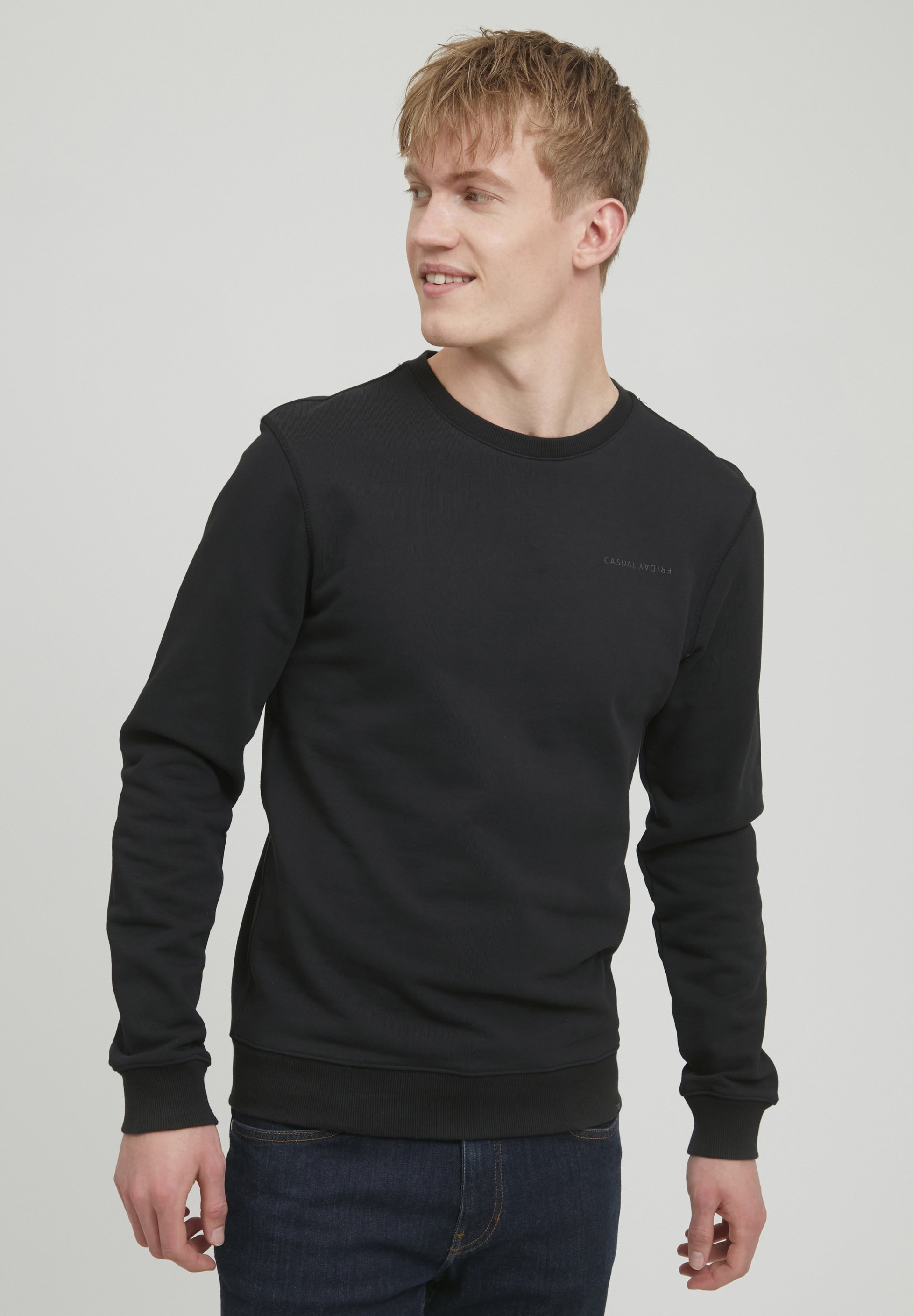 Felpa Casual Friday CFSeverin - antracite nera