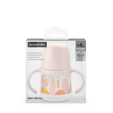 Biberon Suavinex avec embout anti-fuites, 150 ml