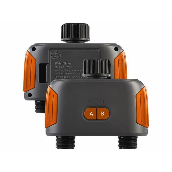 Irrigatietimer - Royal Gardener - BWC-600.bt - Dubbele klep - Bluetooth 5.0 - ELESION-app