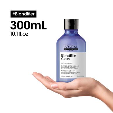 L'Oréal Professionnel Serie Expert Blondifier Gloss Shampooing Pleiende og lysnende sjampo for blondt hår 300 ml 300 ml