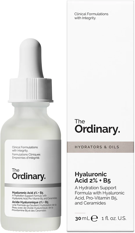 Sérum hidratante com ácido hialurônico 2% + vitamina B5 e ceramidas da The Ordinary
