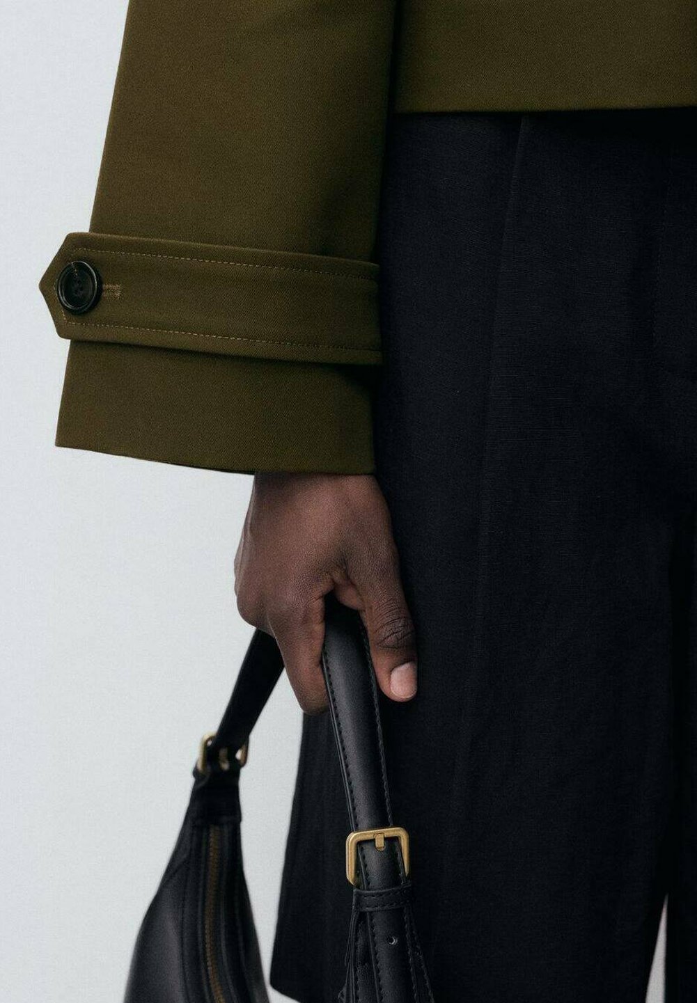 Blazer Mango - kaki