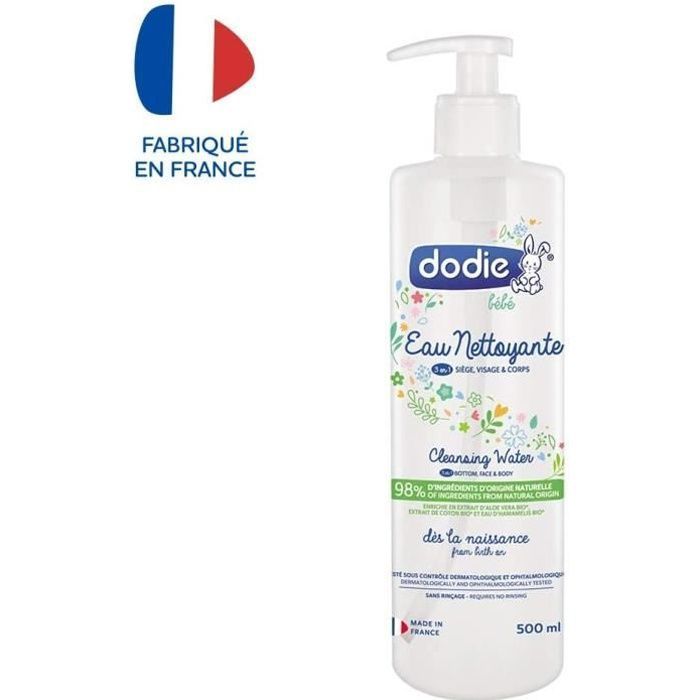 Acqua detergente 3 in 1 Dodie Hygiene & Care 500 ml