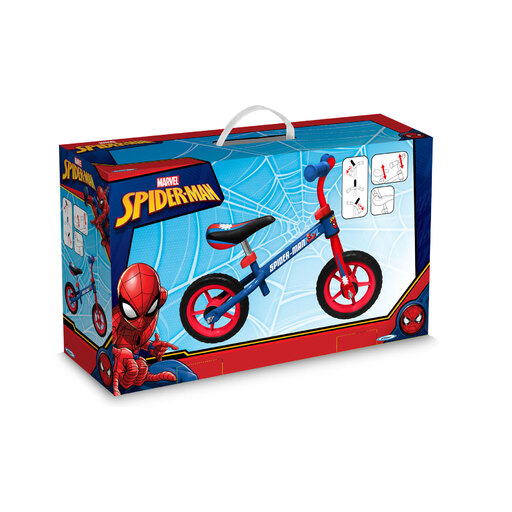  Spider-Man loopfiets van 25 cm voor kinderen van 2-4 jaar.
