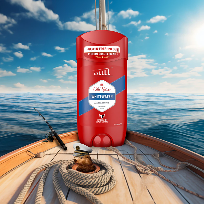Desodorante em bastão Old Spice Whitewater para homens