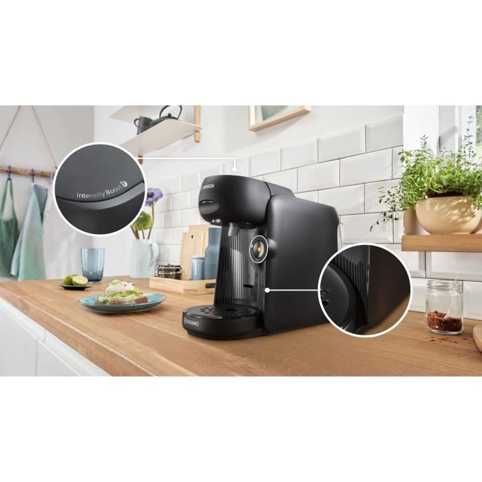 Cafetera multifunción - BOSCH - TASSIMO - T16 Finesse negra - 1400 W