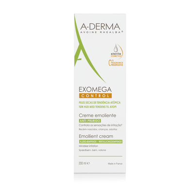 A-Derma Exomega Control kutinaa lievittävä ja pehmentävä voide 200 ml 200 ml
