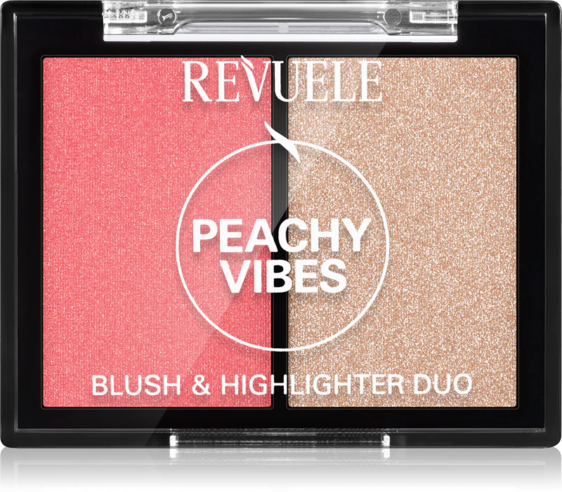 Duo de Blush e Iluminador Revuele