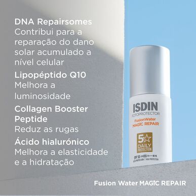 Isdin FusionWater Repair -kasvojen aurinkovoide SPF50 50 ml