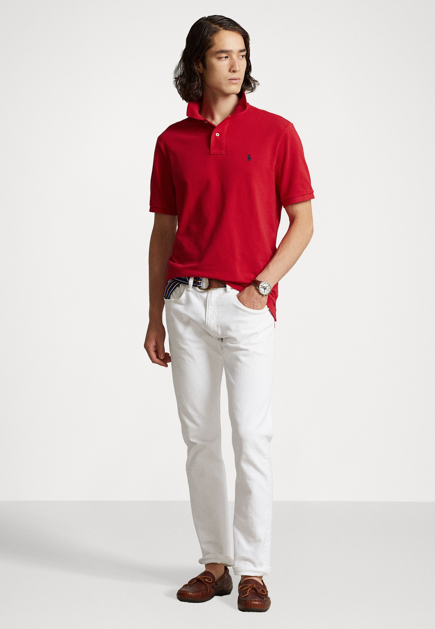 Polo Ralph Lauren BASIC - Poloshirt - rood