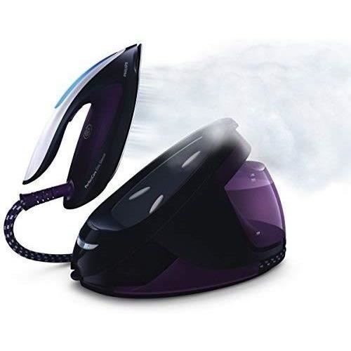 Plancha con generador de vapor - PHILIPS - GC9650/80 - PerfectCare Elite - 7,5 bares - 1,8 L - Negro/Marrón