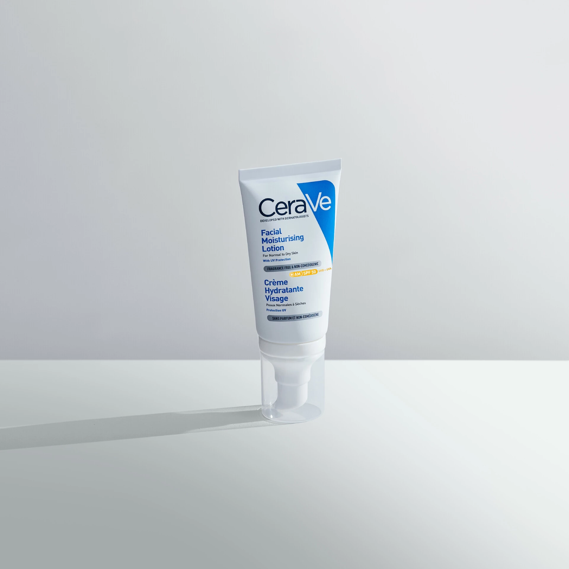 Loțiune hidratantă facială CeraVe SPF50 AM 52 ml - CeraVe