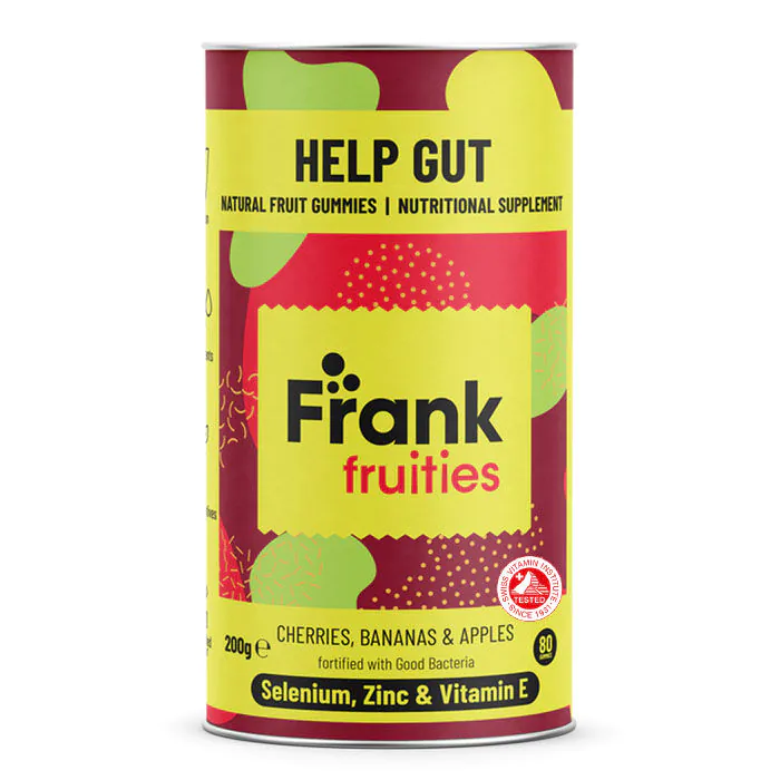 Frank Fruities Help Gut Siła Probiotyku, Smak owowcowy, Żelki