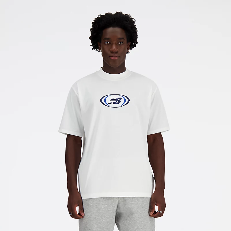 Hoops On Court Damen-T-Shirt – WEISS