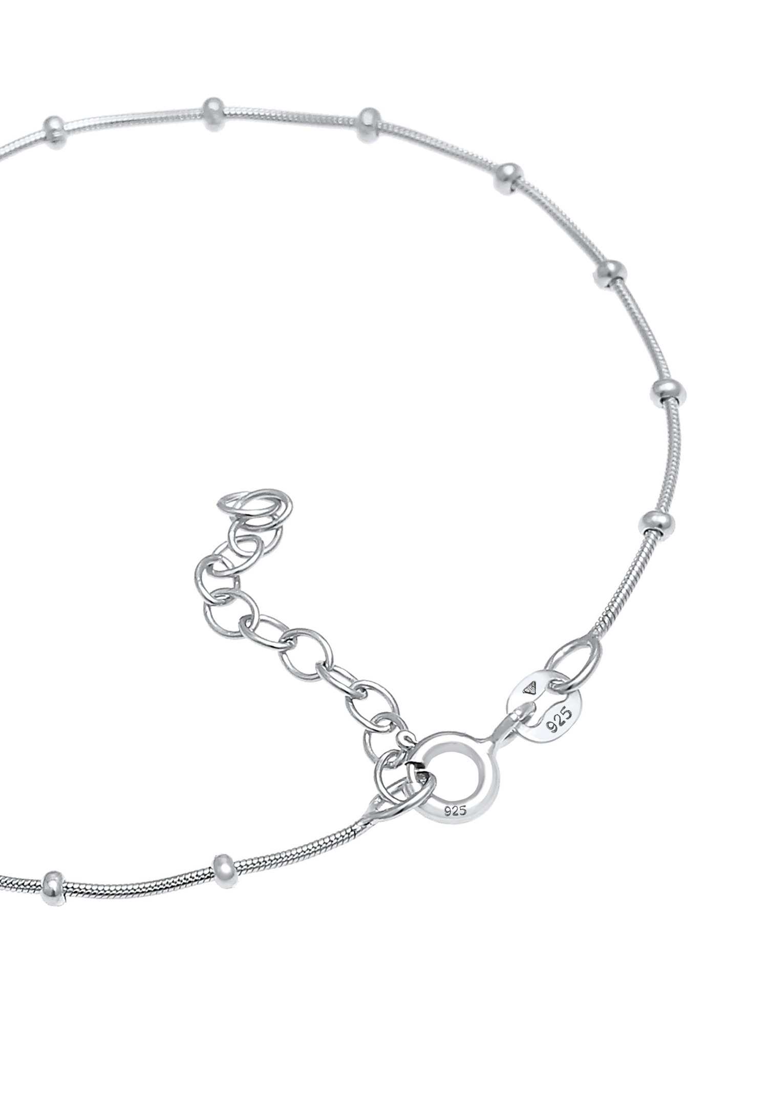Elli Chaîne de serpent pour dames en filigrane ajustable en argent sterling 925