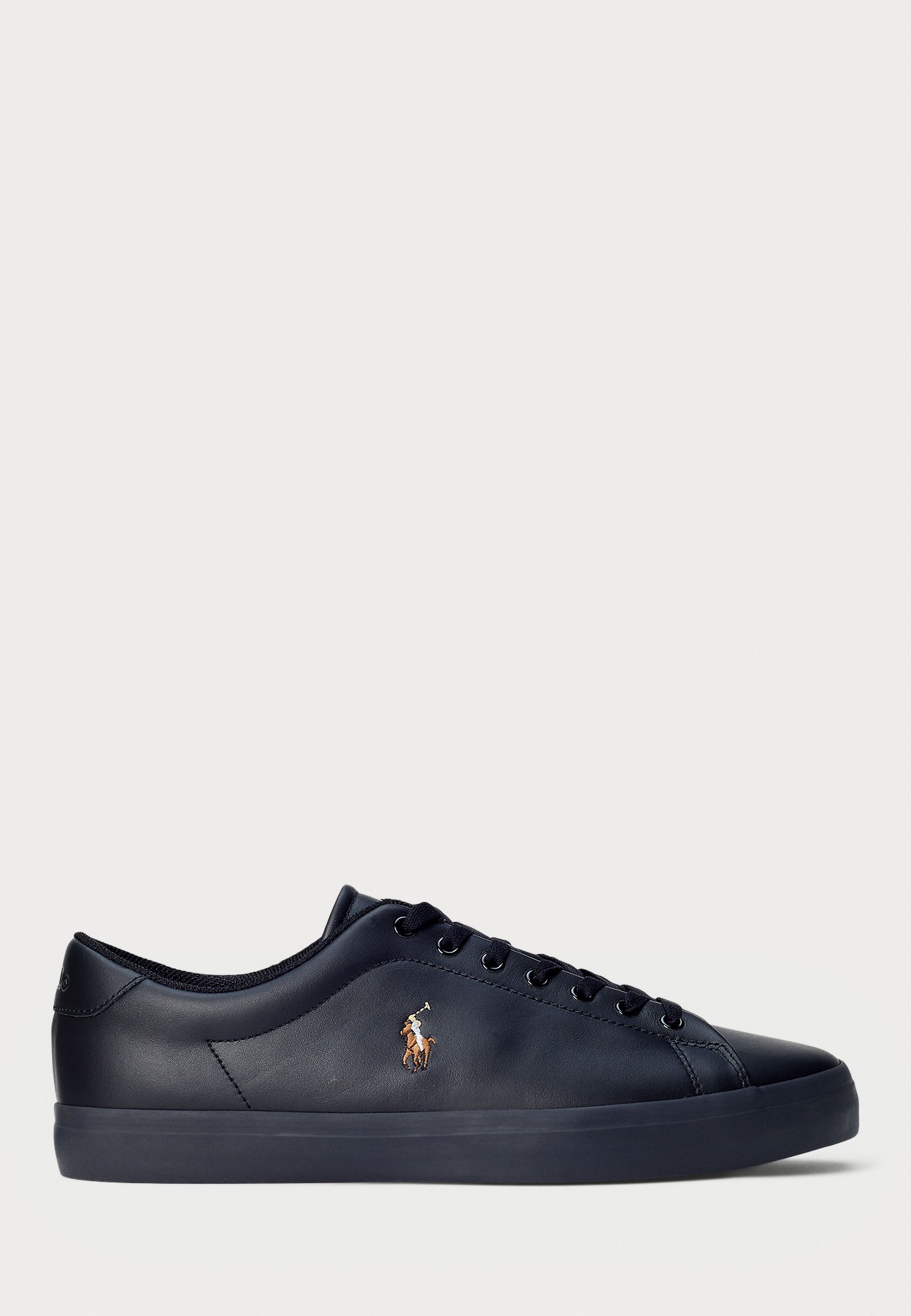 Polo Ralph Lauren LONGWOOD LEATHER TRAINER - Tenisky - čierna