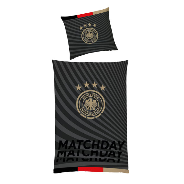 DFB bed linen, 135 x 200 cm, anthracite