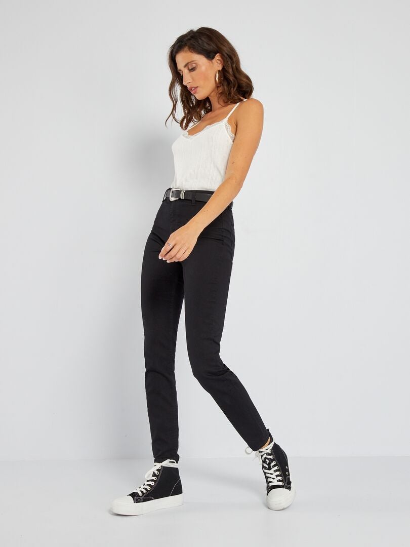 Calça jeans skinny fit - preta